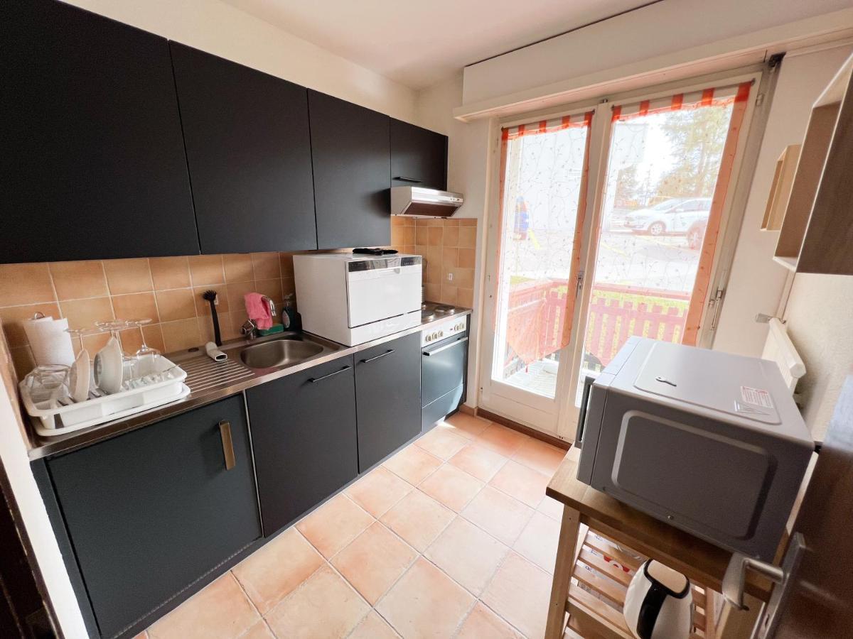 Bel Appartement 3 Pieces Au Pied Des Pistes De Ski كرانز مونتانا المظهر الخارجي الصورة